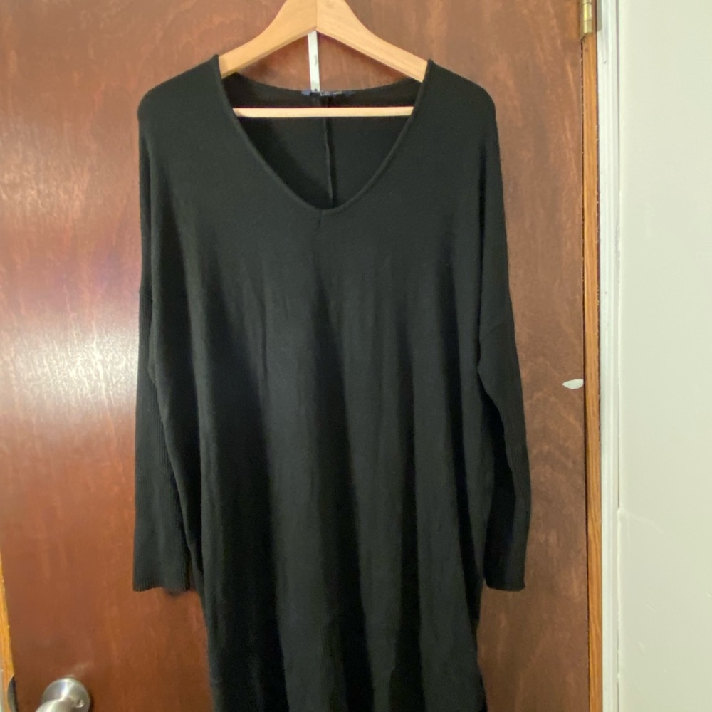 American Eagle Black Shift Sweater Dress